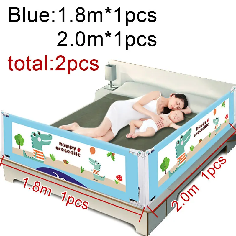 2m 1.8m IMBABY ограждение для детской кроватки детский манеж - Цвет: 2m 1.8m