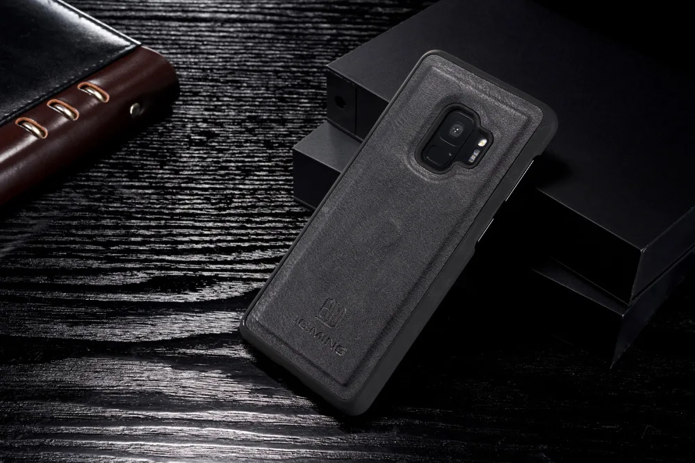 DG. MING кожаный чехол для Fundas samsung Galaxy S9 чехол для Coque samsung S9 Plus чехол S9 Чехол Флип Бумажник чехол для телефона s shell