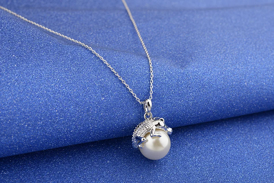 Italina высокое качество бренд изысканная мозаика белый жемчуг Крокодиловая