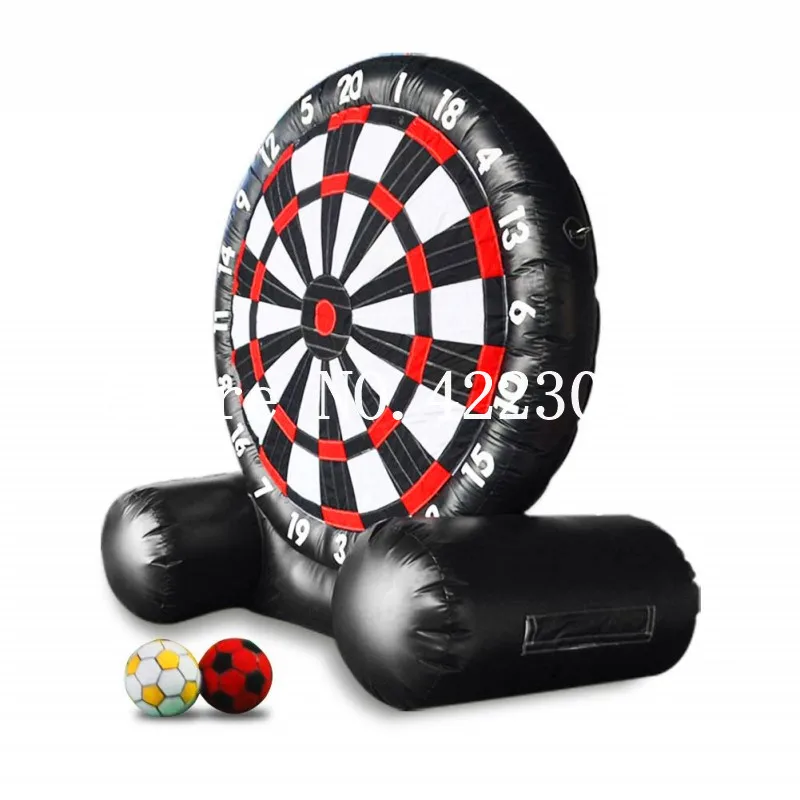 

Free Shipping 4m/13ft Giant Soccer Inflatable Dart Board Inflatable Foot Darts For Sale