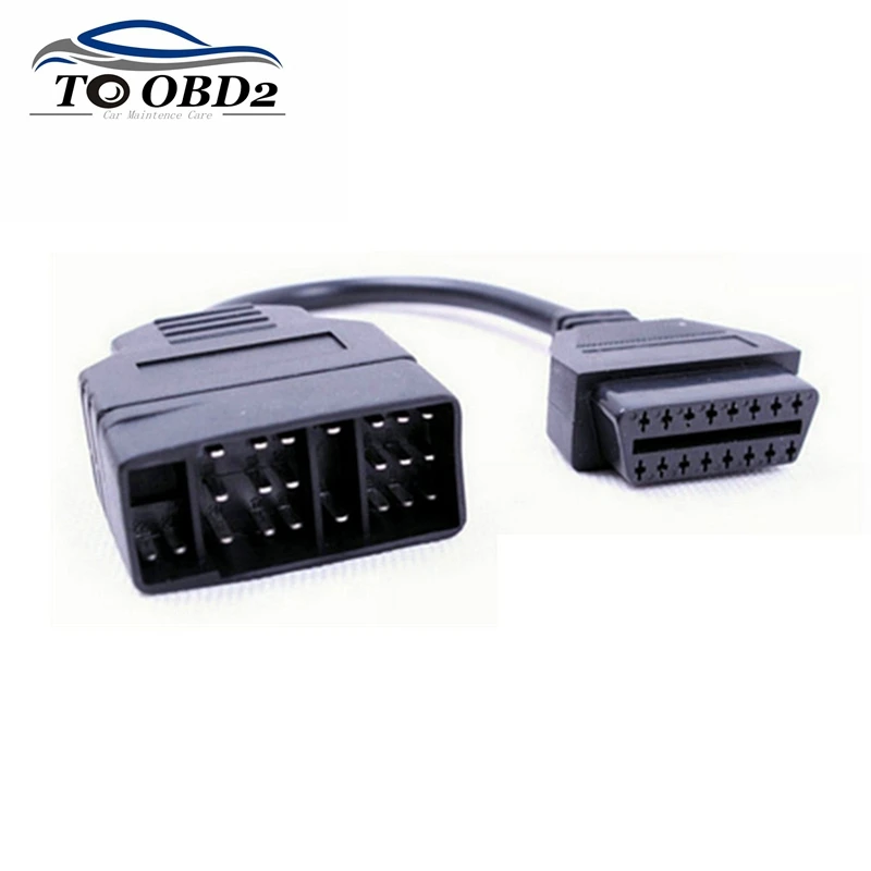 

OBD OBD2 Diagnostic Connector 22 Pin to 16 Pin For Toyota 22PIN OBDII Cable Adapter Transfer For Toyota 22Pin to OBD2 16Pin