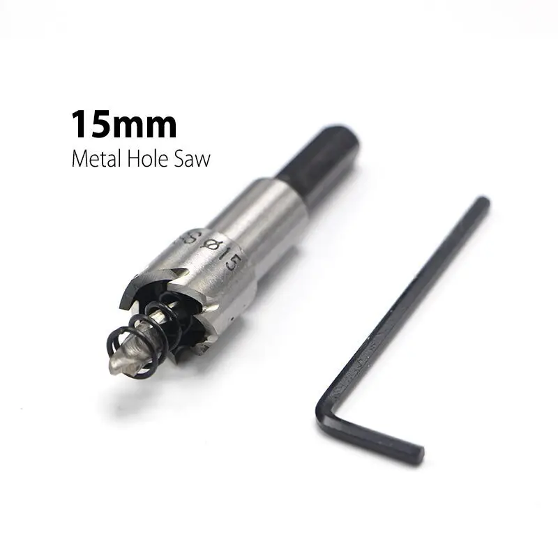 1 шт. коронка из нержавеющей стали 15 мм 0 59 дюйма|metal hole|metal hole sawdrill bit |
