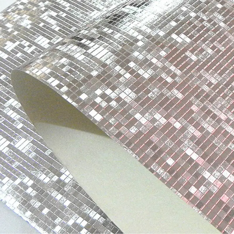 Роскошные блестящие мозаичные обои, фоновые обои, обои из золотой фольги, серебристые потолочные Настенные покрытия, 3D обои