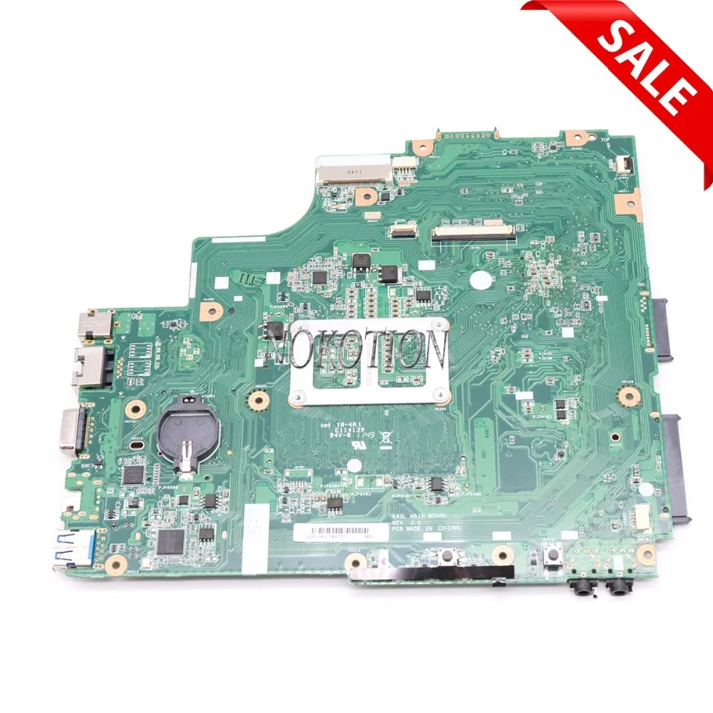 NOKOTION материнская плата для ноутбука Asus K84L K43L DDR3 HM65 основная полностью