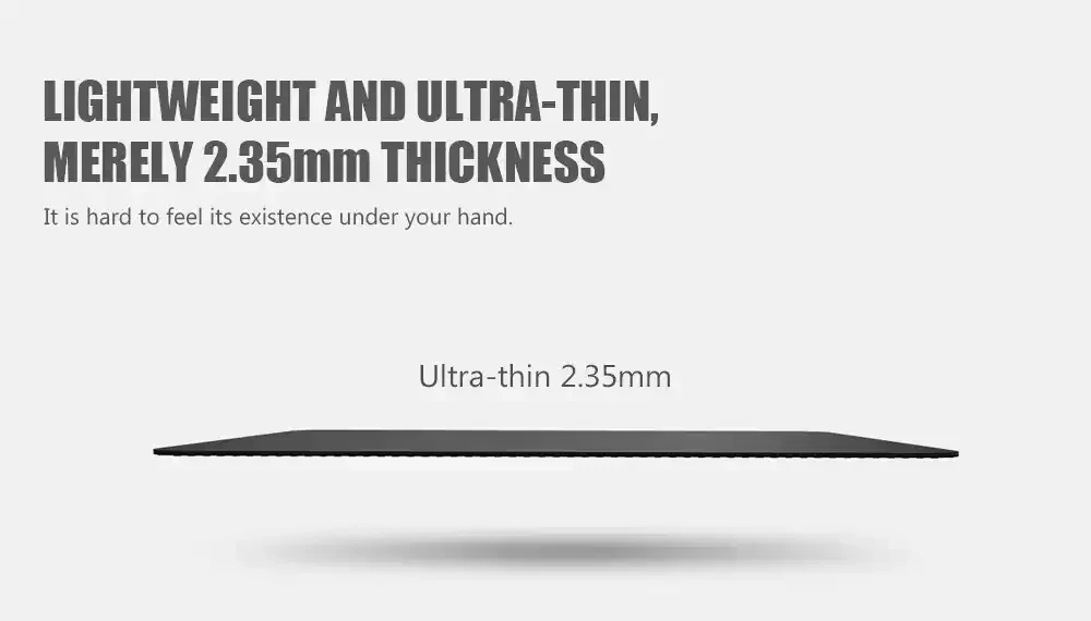 Xiaomi MIIIW Эргономичный игровой коврик для мыши 2,35 мм ультра тонкий коврик для мыши нескользящая резиновая основа для офиса специализированный E-sport Gaming