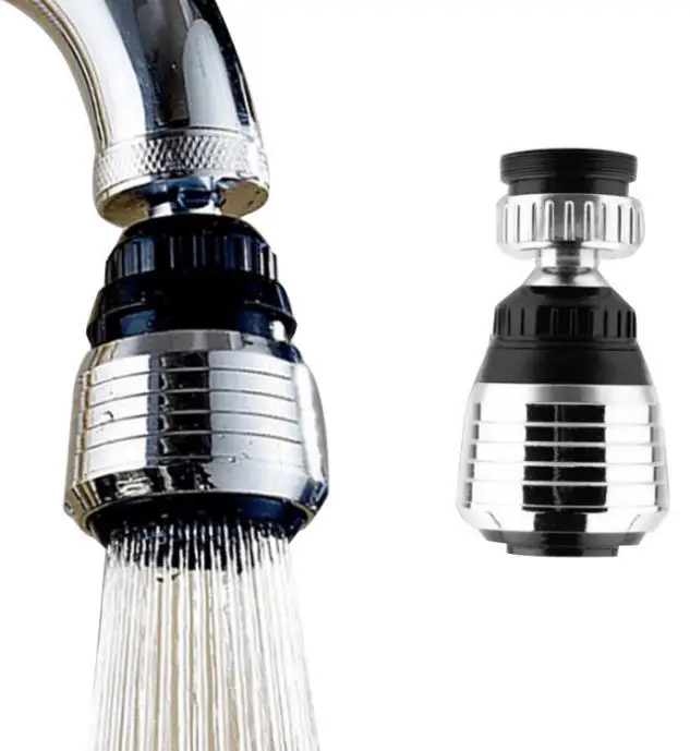 

360 Degree Swivel Sink faucet Aerator with 2 Function Swivel Sprayer for Kitchen Bathroom Water Saving Tap Nozzle Filter Adapter