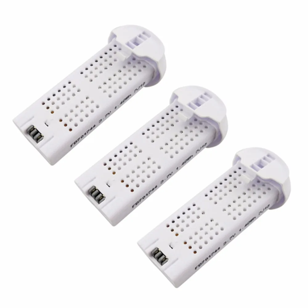 BLLRC SYMA X22 X22W аксессуары для самолетов 3 шт. 3,7 в 400 мАч литиевый белый аккумулятор