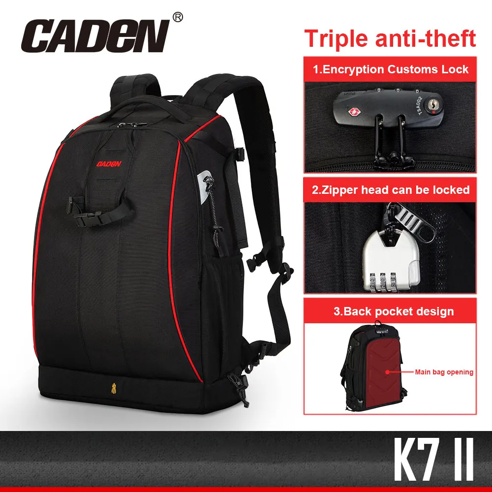 CADeN K7 II K7II дорожная сумка через плечо большой емкости водонепроницаемый дорожный