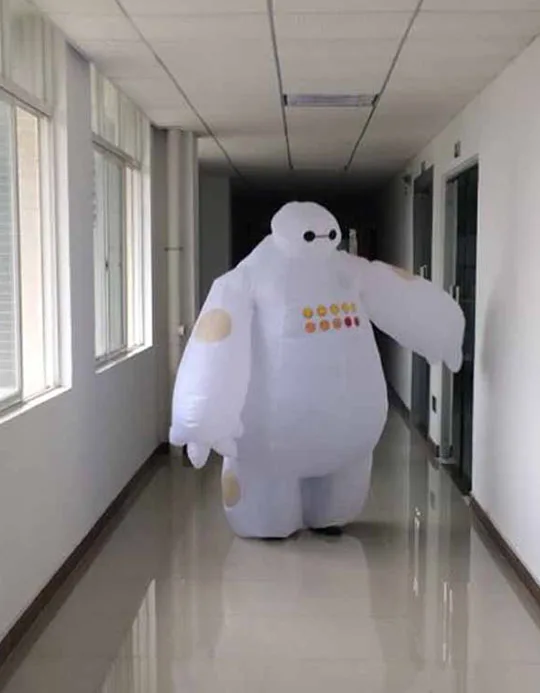Матросская Тяжелая Атлетика Фитнес мышечная корова надувной костюм Baymax молоко крупного рогатого скота одежда Hercules Хэллоуин костюм для мужчин взрослых