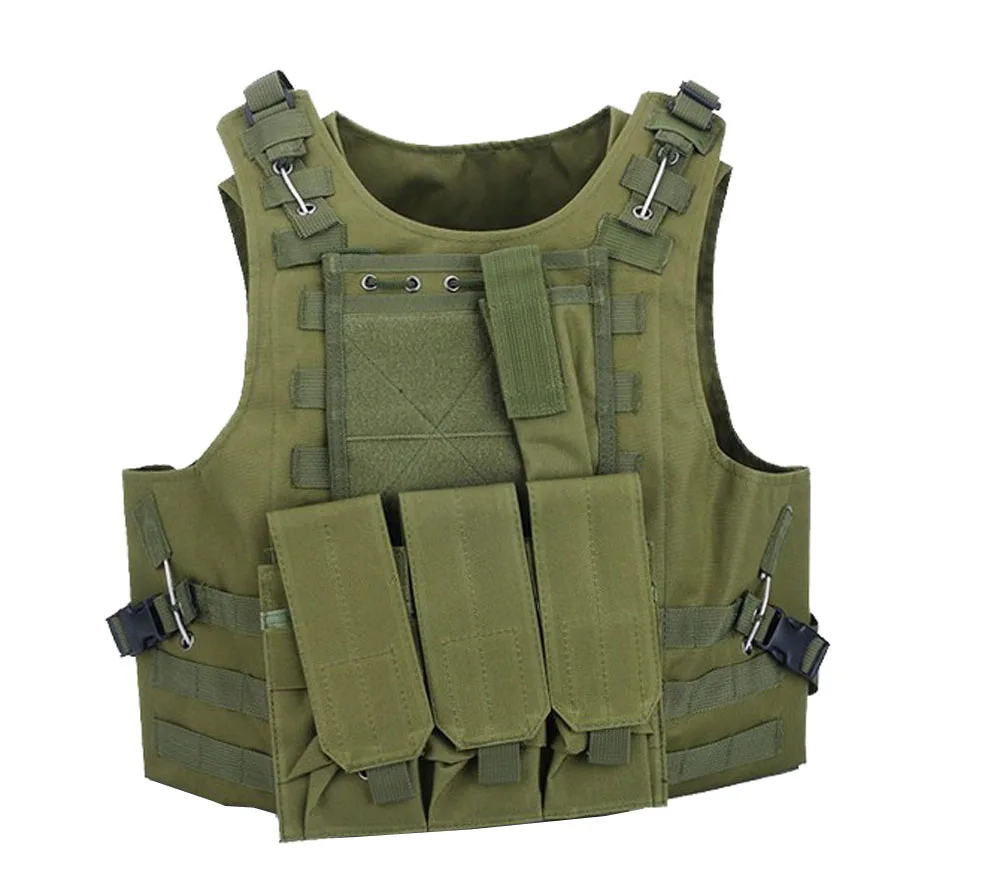 ROCOTACTICAL molle тактический жилет с тройной Подсумок и военные аксессуары Сумка Охота страйкбол тактические наплечники жилет