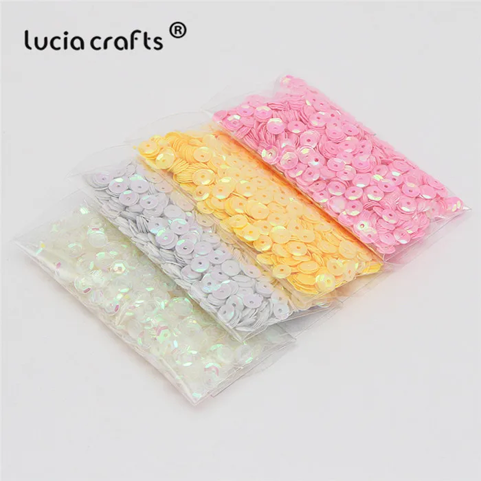 Lucia crafts, 20 г/лот, 5 мм, разные цвета, пластиковые, свободные, с блестками, для дома, вечерние, свадебные, украшения, DIY аксессуары, D0805 - Цвет: Style 13