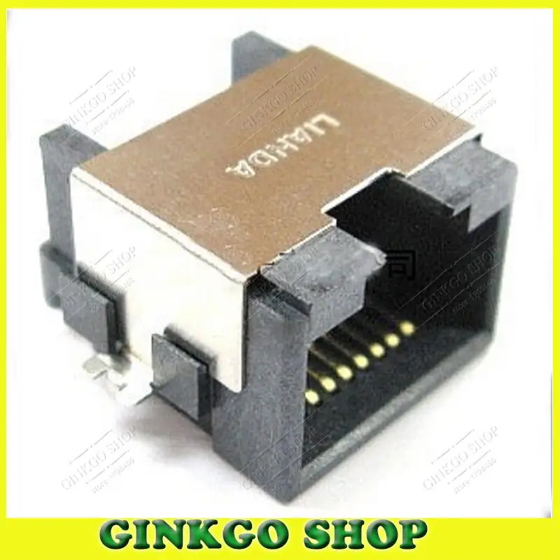 25 шт./лот H = 8 0 сетевой порт для ноутбука LAN интерфейс RJ45 разъем Интернет раковина
