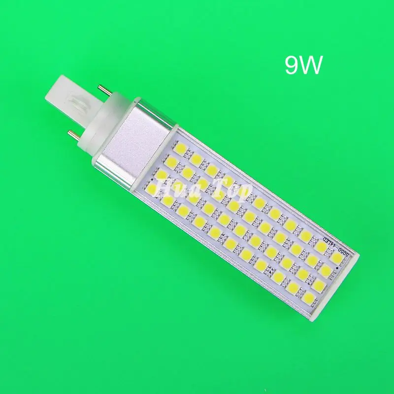 5 шт. прямые заводские светильники 9 Вт горизонтальный штекер света G23 E27 G24 SMD 5050 44