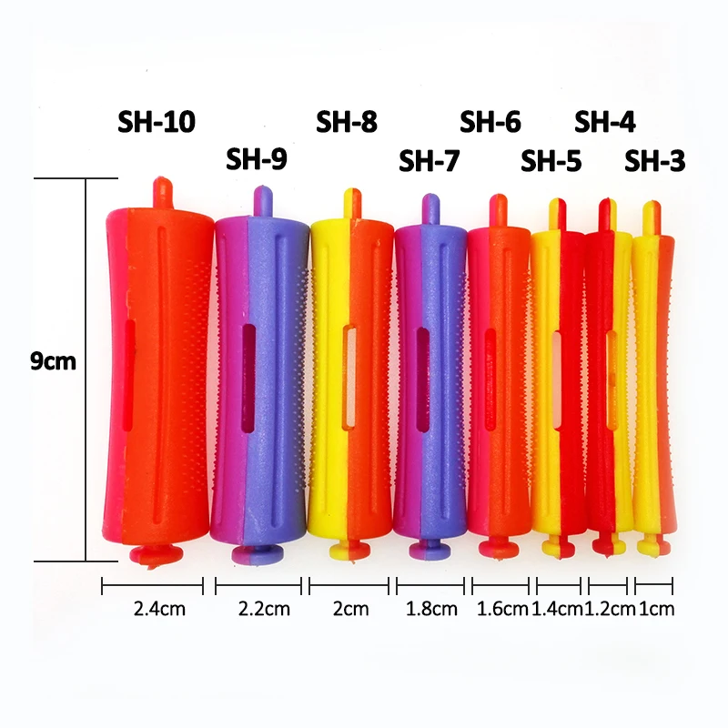 Волнистые бигуди для волос с резинкой|bigoudis magique|hair rod curlerrod hair rollers |