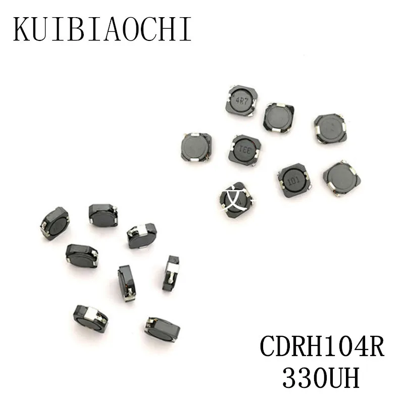 10 шт./лот SMD силовой индуктор CDRH104R 330UH 331 10*10*4 мм экранированный обмоточный