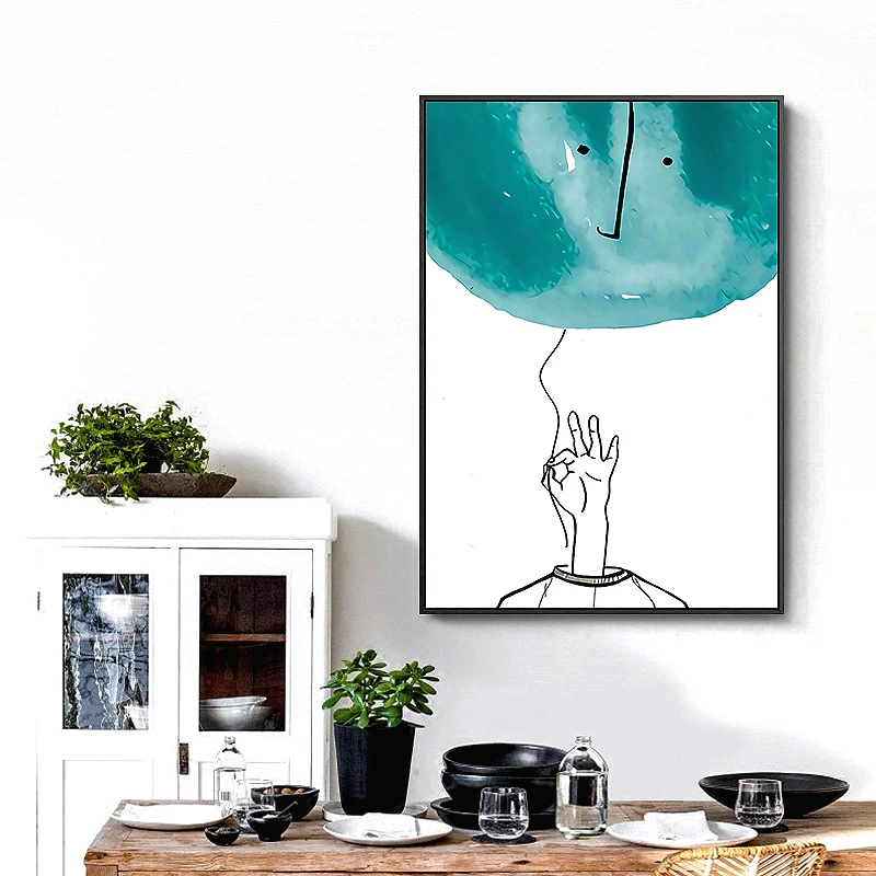 Настенные плакаты в скандинавском стиле с изображением плавательного бассейна