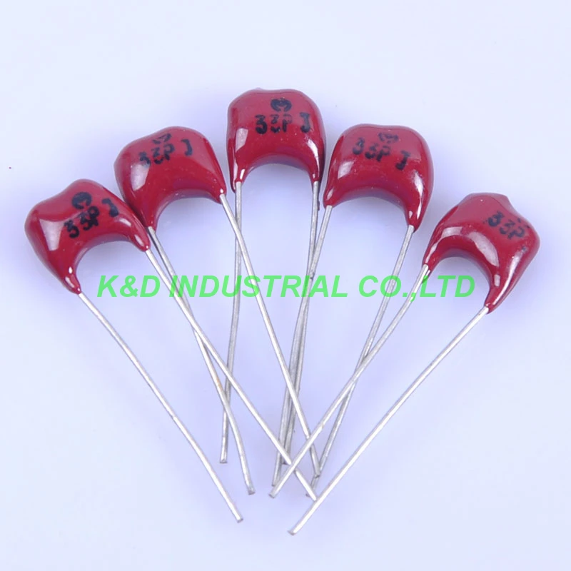 

10pcs Silver MICA Capacitor 33pF 500V Radial Amp for Guitar Amplifier Radio