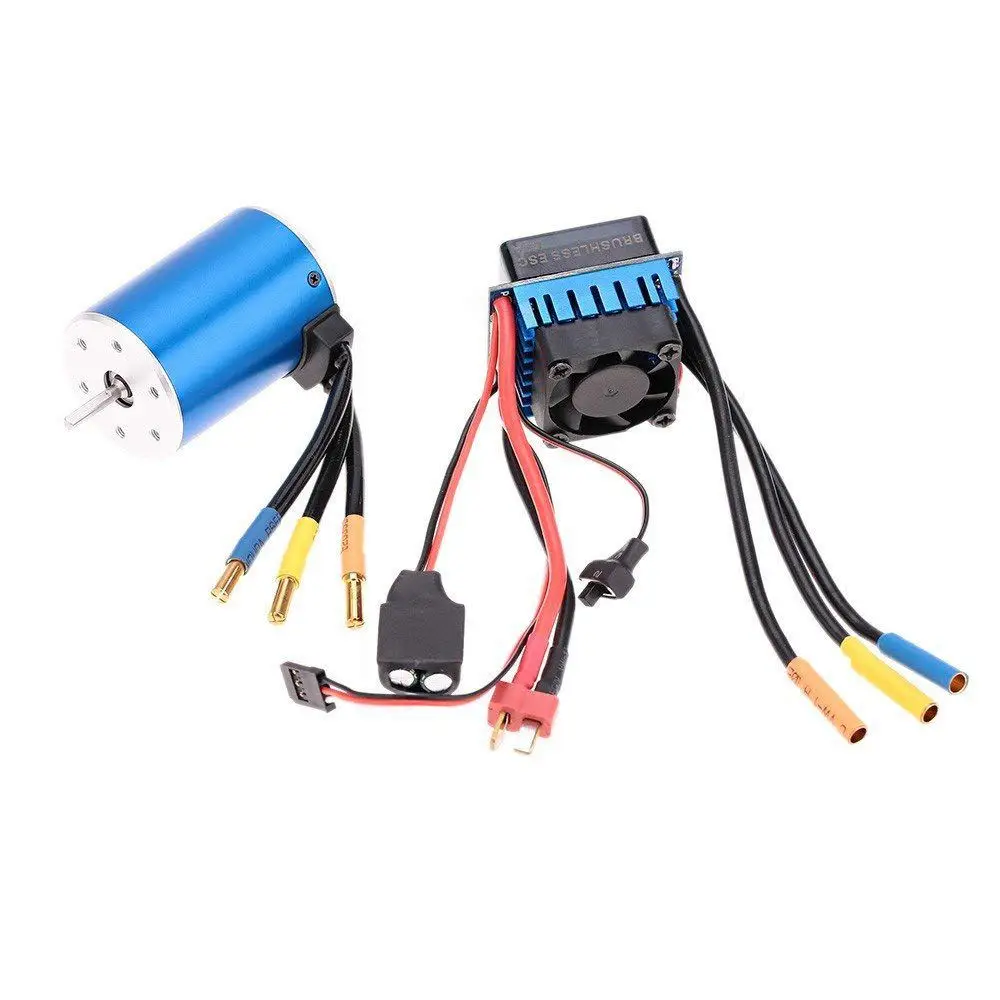 Лучшие предложения 3650 3100KV/4P бесщеточный двигатель с 60A ESC (электрический