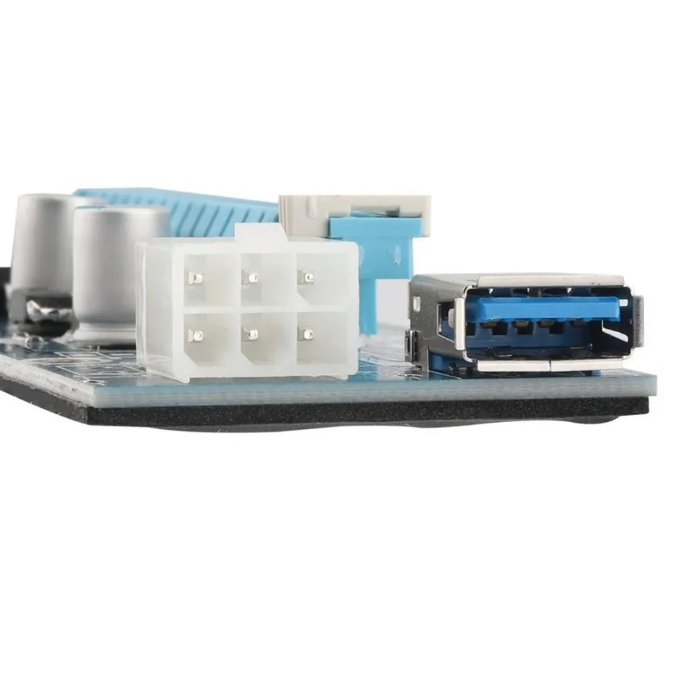 Power Interface PCI-E Extender 1X To 16X Extension Riser Card Cable | Электроника