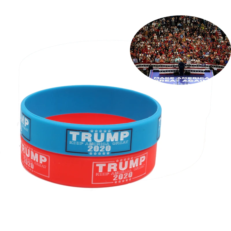 Силиконовые браслеты Keep America Great 2020 Вдохновляющие мотирующие унисекс подарки для
