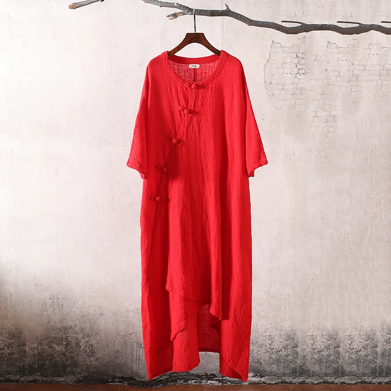 Женское платье большого размера винно красный синий фиолетовый халат Femme