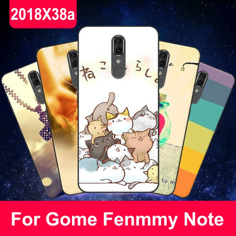 Для Gome Fenmmy Note чехол прозрачный мультфильм животных мягкий телефон задняя крышка