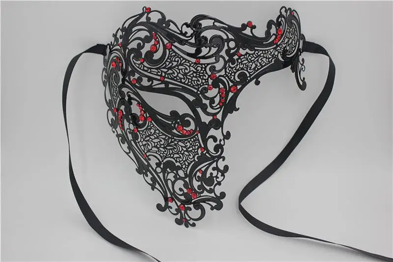 Мужские Роскошные вечерние маски Phantom Of The Opera полулицевые маски|Маски для