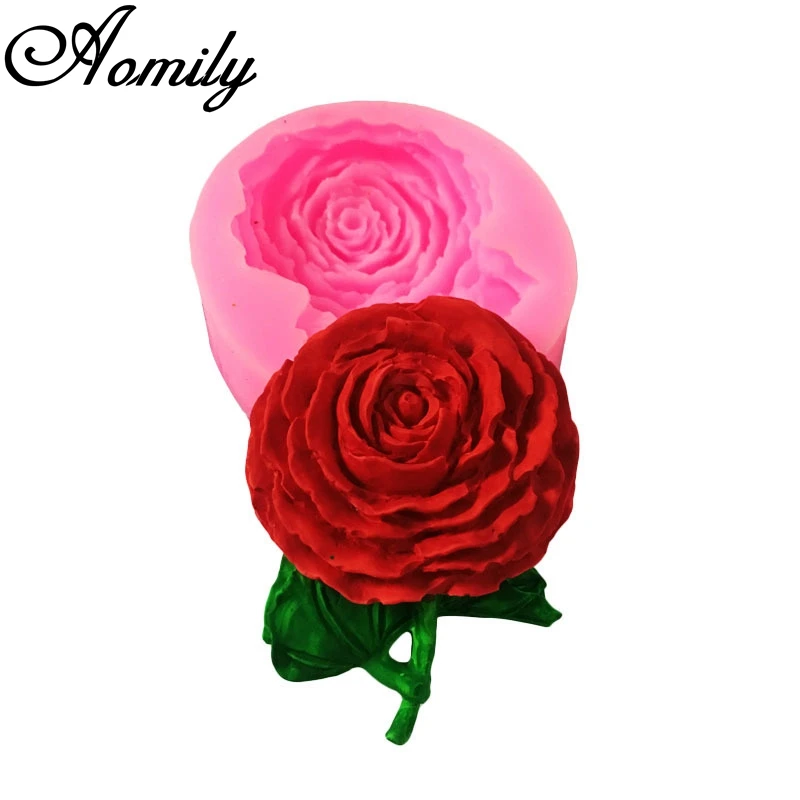 Силиконовая форма Aomily в форме розы для украшения торта|Принадлежности выпечки| |