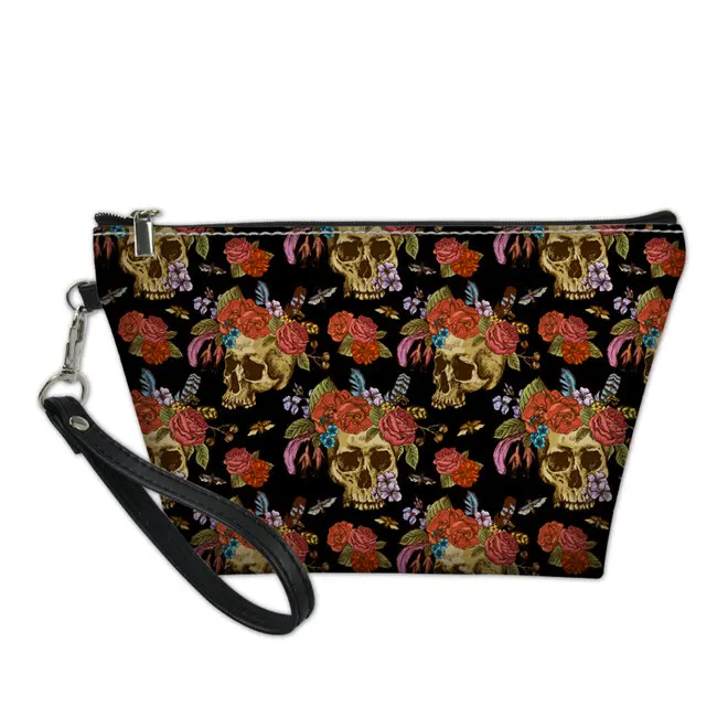 CA4762Z8 FORUDESIGNS/женская сумочка для косметики с черепом, косметичка, косметичка для девочек, органайзер для макияжа, сумка для туалетных принадлежностей, наборы для хранения, дорожная сумка для мытья, B - Цвет: CA4762Z8