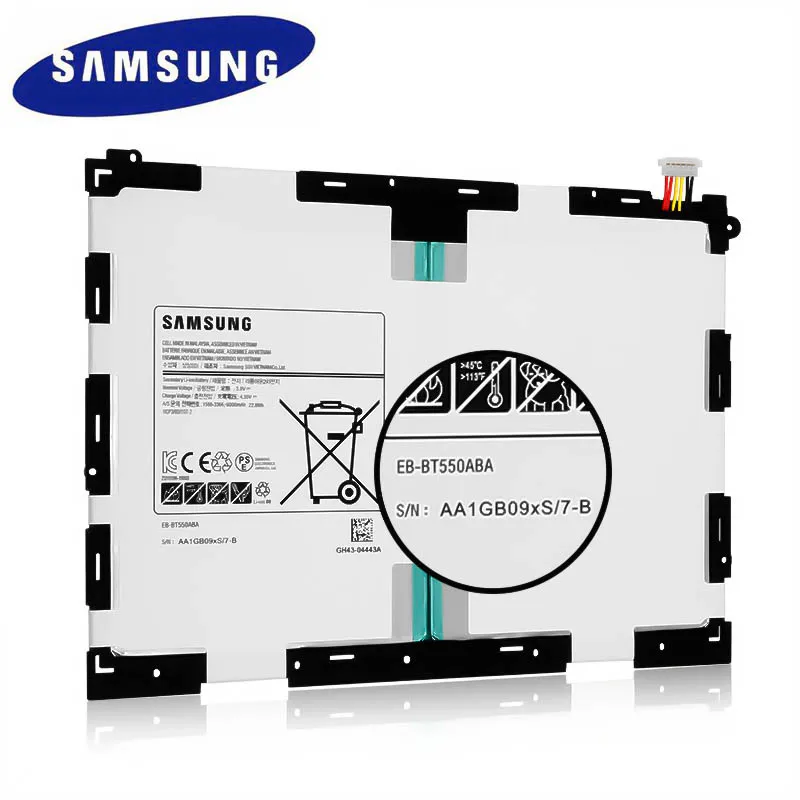 Оригинальный сменный аккумулятор Samsung для Galaxy Tab A 9 7 T550 P550 T555C P555C Оригинальная