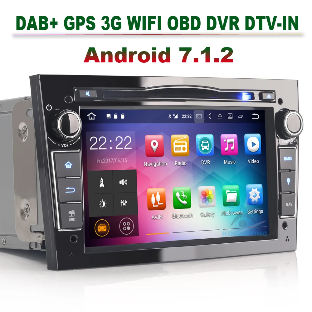 Android 7.1.2 dvd плеер gps Navi DAB Авторадио для OPEL VAUXHALL Antara Astra H Combo Corsa C Vivaro Zafira vectra Meriva|car player