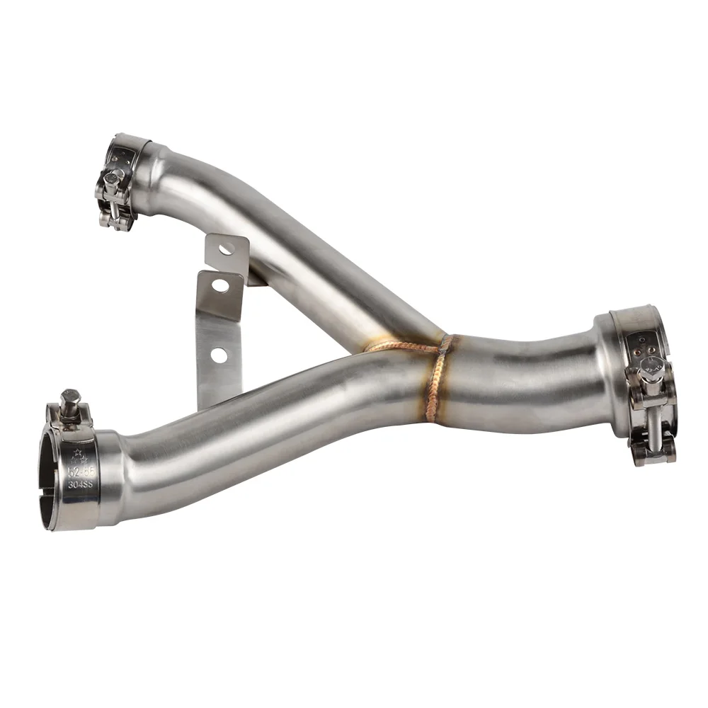 Выхлопная труба средней длины для мотогонок Kawasaki Z1000 Z 1000 2011 2012 2013 2014 2015 2016 2017 2018