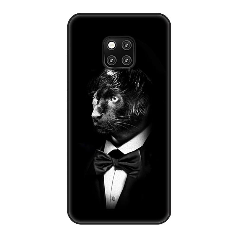Чехол для Huawei Mate 20 20Pro Lite черный чехол из ТПУ с рисунком силиконовые чехлы
