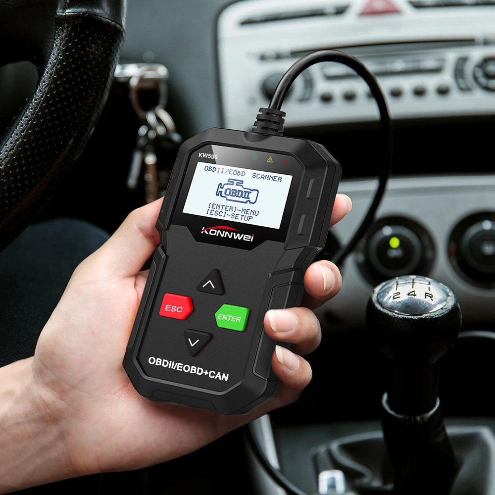 Новый Автомобильный сканер KONNWEI KW590 OBD2 диагностический инструмент для ремонта