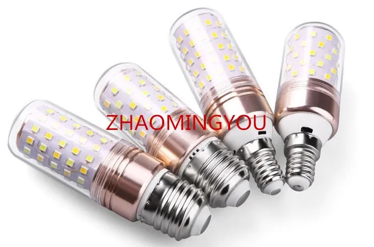 Ен E14 E27 8 Вт 12 16 Corn светильник SMD2835 светодиодный лампы 85 265V 3 цвета температуры