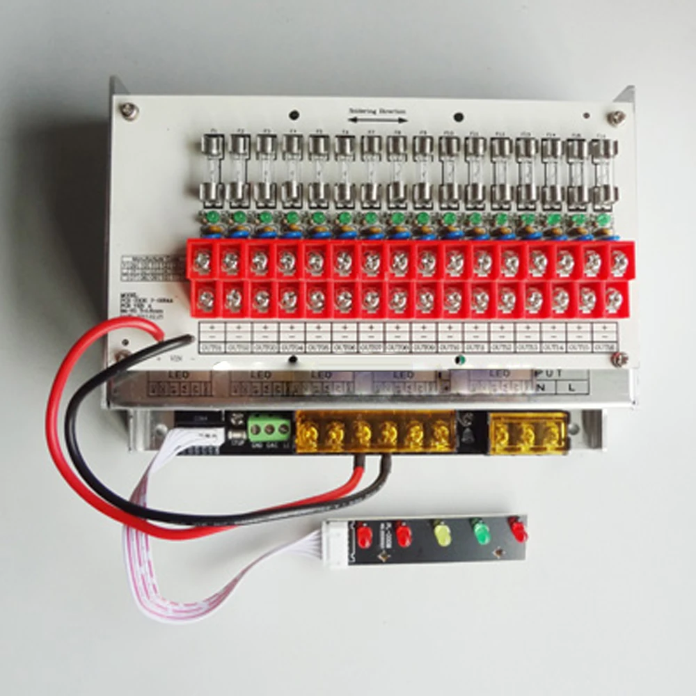 Красный Небесно 220 V-12 V 20A 16 UPS источник бесперебойного питания анти-вор сигнализационный мини-камера мониторинга безопасности блок питания