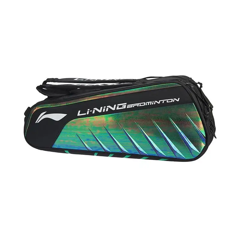 Li-Ning бадминтон ракетка сумка 6-pack обуви карман профессиональная спортивная Спортивная ракетка сумка ABJP008 EAMJ19 - Цвет: ABJP008-2H