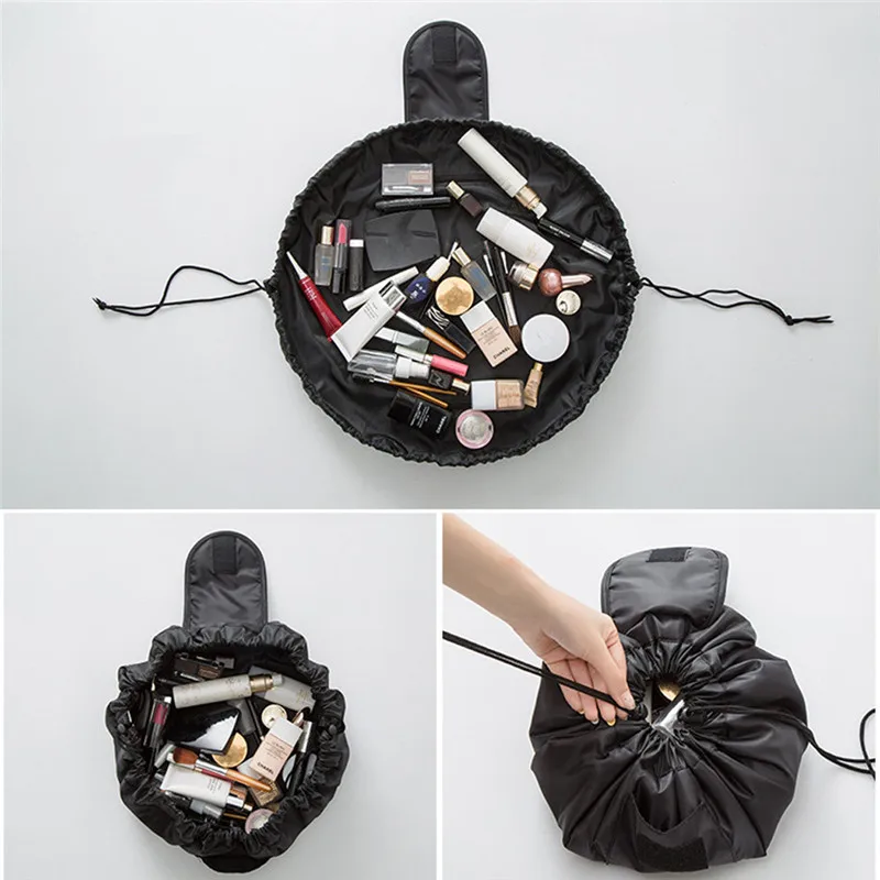 P Макияж портативный Красота Drawstring дорожная косметичка органайзер для хранения