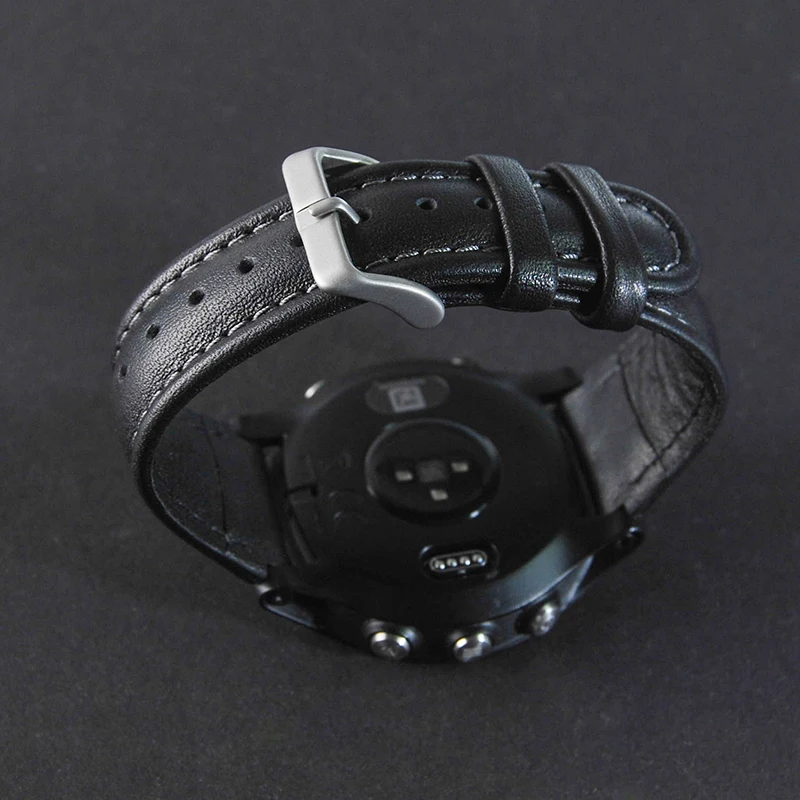 Ремешок из натуральной кожи для наручных часов Garmin Fenix 5/ 5 Plus/Forerunner 935/touchs60/Quatix 22