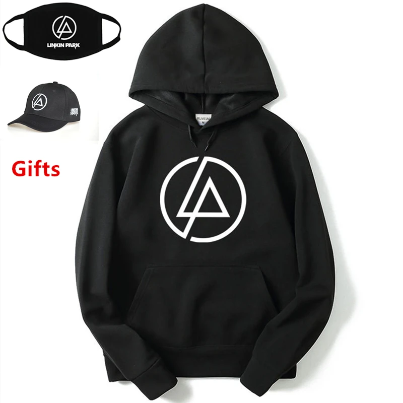Шапка и маска как подарки Linkin Park толстовки для мужчин женщин хип хоп Поппер