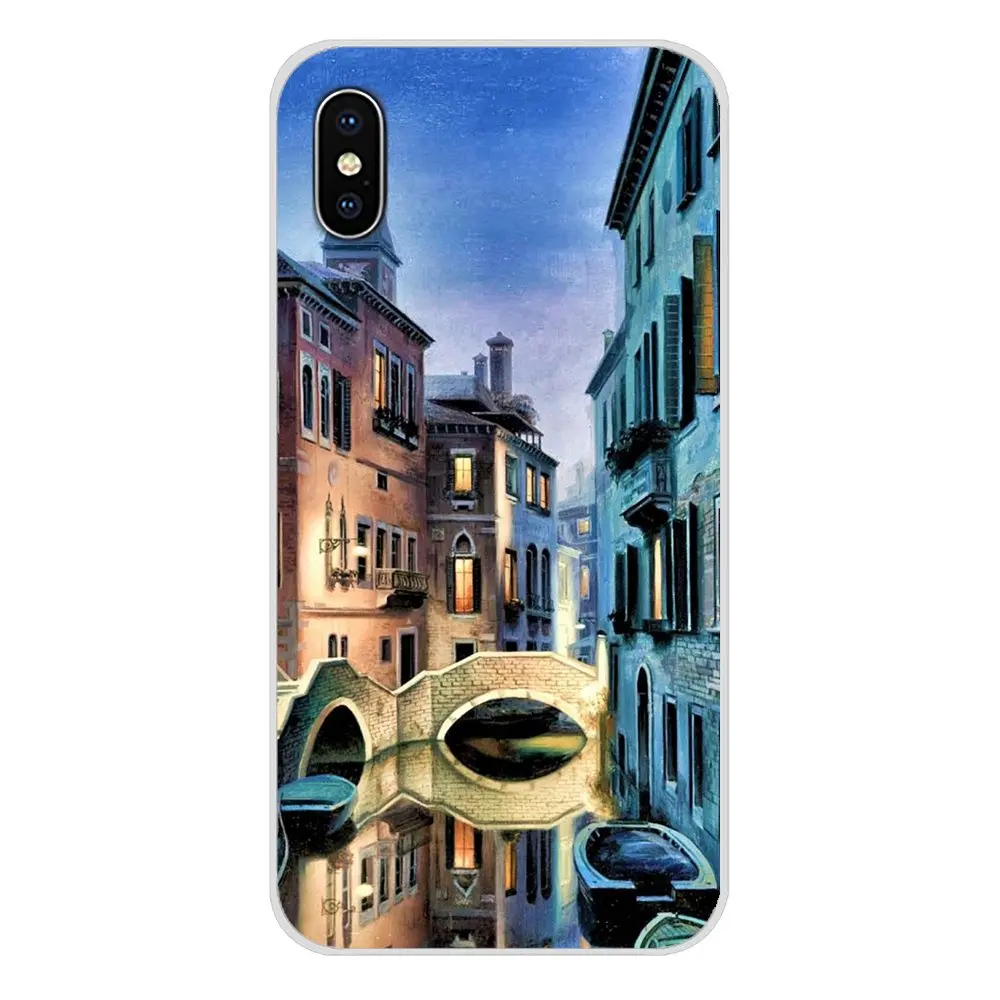 Аксессуары Чехлы для телефона Xiaomi Mi4 Mi5 Mi5S Mi6 Mi A1 A2 5X6X8 9 Lite SE Pro Max Mix 2 3 2S Pretty Венеция