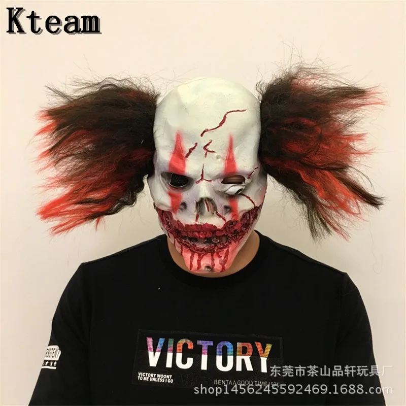 Горячая Распродажа страшно латекс 1990 Стивен Кинг это клоуна Джокера костюм