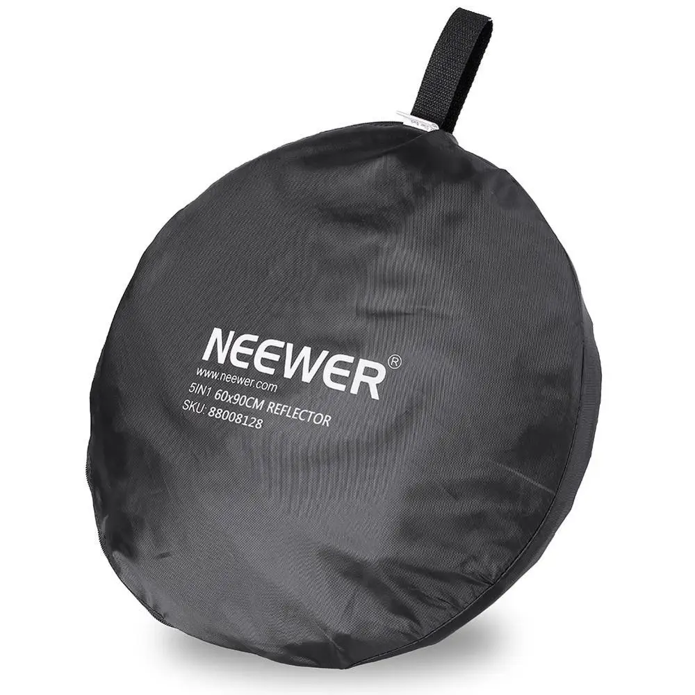 Neewer 5 в 1 портативный 60x90 см круглый складной многодисковый отражатель освещения