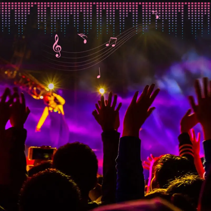 USB СВЕТОДИОДНЫЙ светильник для автомобиля атмосферная звезда DJ RGB Красочный музыкальный звуковой светильник интерьерный декоративный светильник