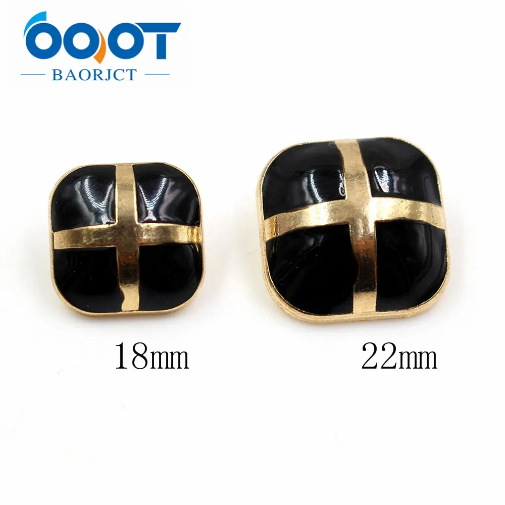 OOOT BAORJCT 178096,10 шт./лот, 15/18/22/25 мм Высокая Женская модная весенняя Классическая обувь высокого качества модная обувь с металлическими пуговицами, аксессуары DIY ручной работы - Цвет: 4