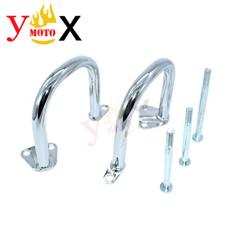 KLX 250 хром L & R Передняя защита двигателя полоса безопасности бамперы для KAWASAKI KLX250