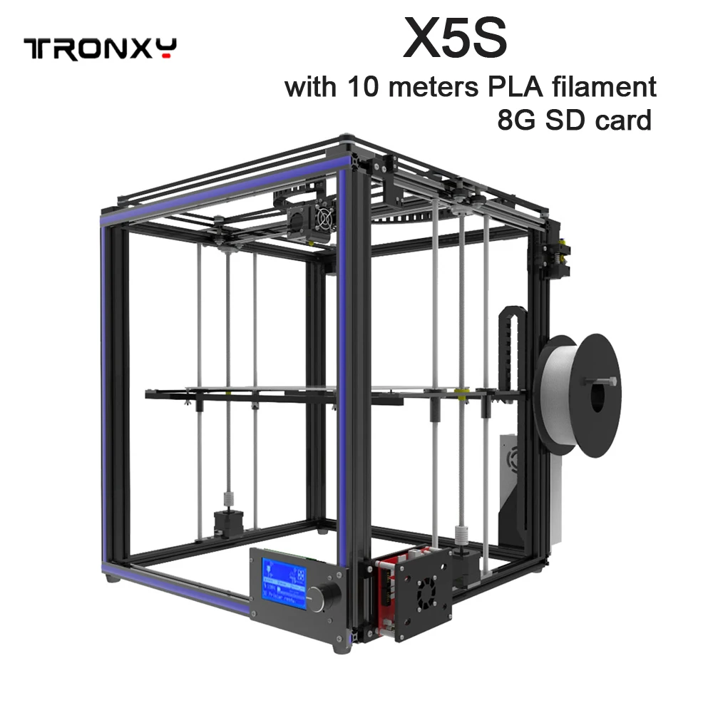 Горячая Распродажа TRONXY X5S размер печати 330*330*400 мм 3d принтер Полный алюминиевый
