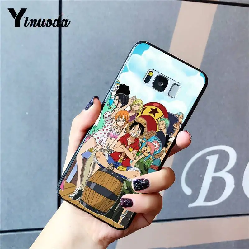 Yinuoda японский аниме коллаж один кусок Луффи чехол для Samsung Galaxy S8 S7 edge S6 plus S10 S9 |