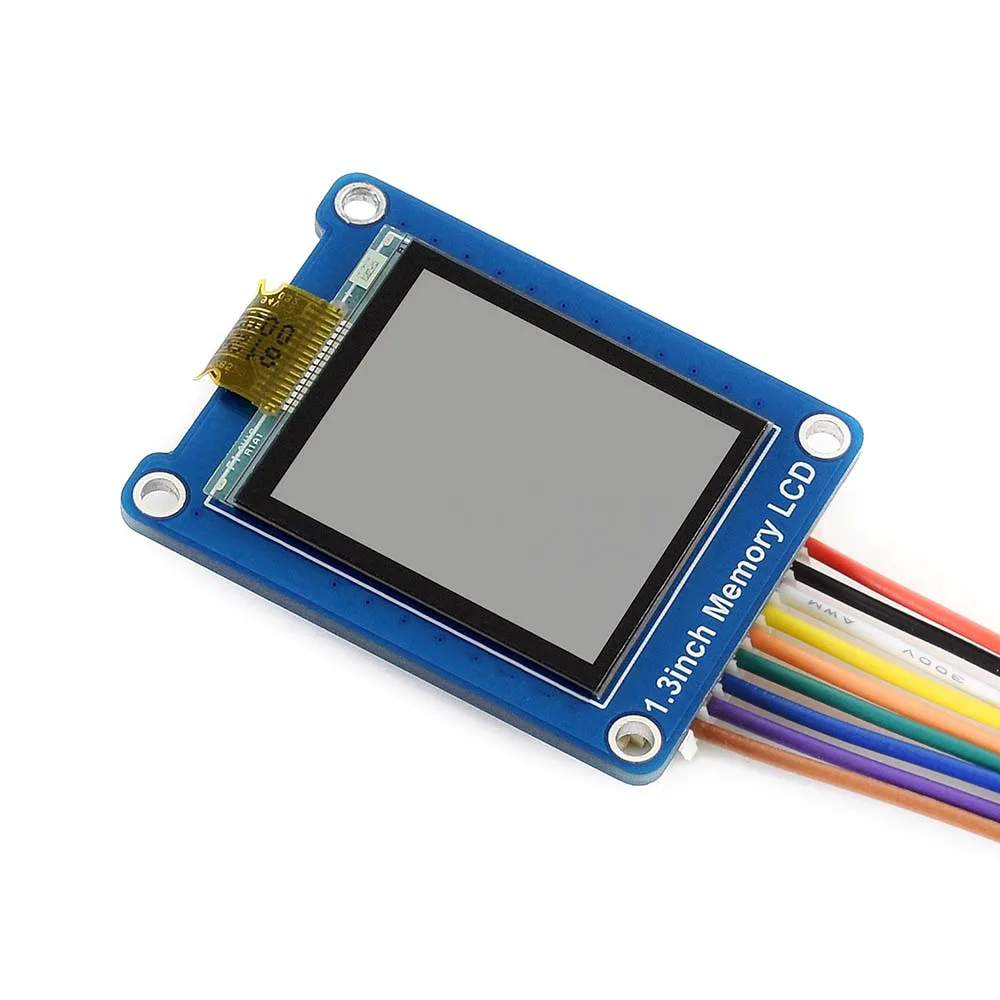 

1.3inch 144x168 resolution Black/White Bicolor LCD with Embedded Memory, Low Power, Viewable under Strong Light