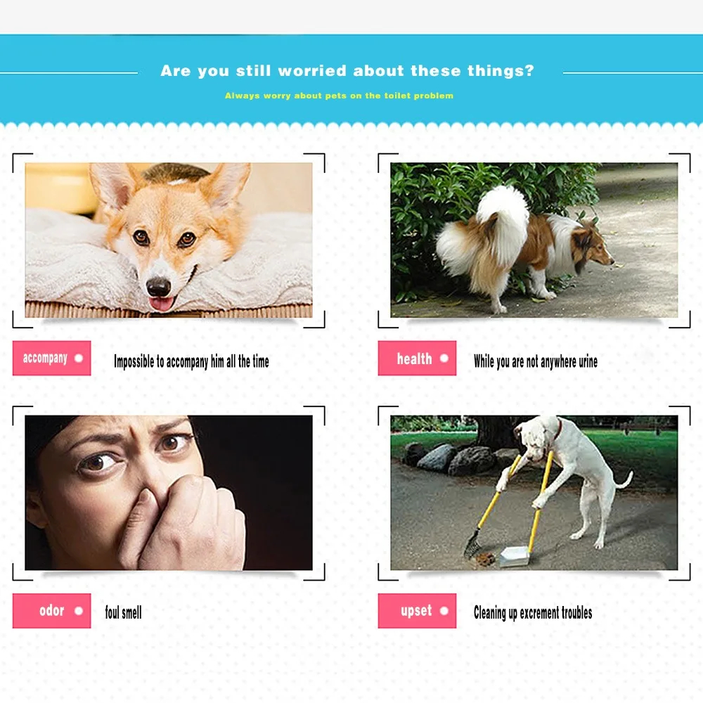 

Disposable S/M/L/XL Pet Diapers Super Absorbent Pet Dog Training Urine Pad Diapers for Dogs Cleaning Antibacterial Pet Dog Nappy